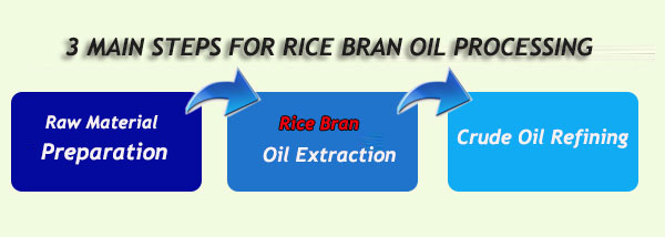 Rice bran oil extraction and production Process