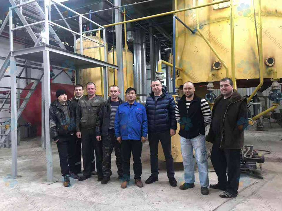 40 Tons Rice Bran Oil Dewaxing Workshop in Navoy, Uzbekistan