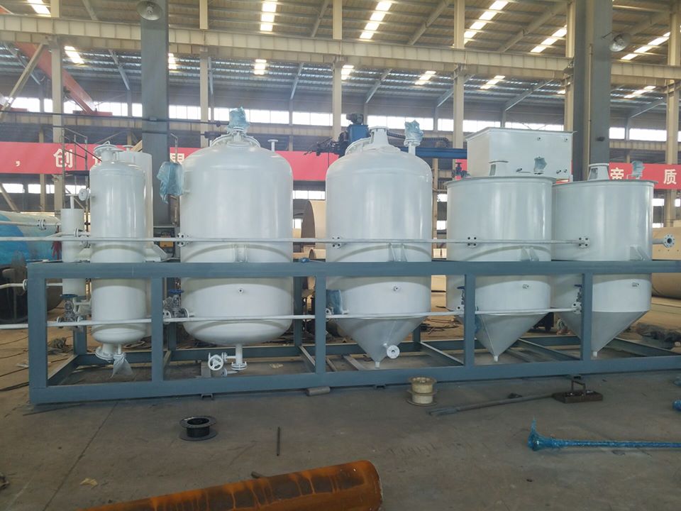 rice bran oil refining machinery