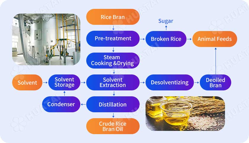 rice bran oil extraction machinery